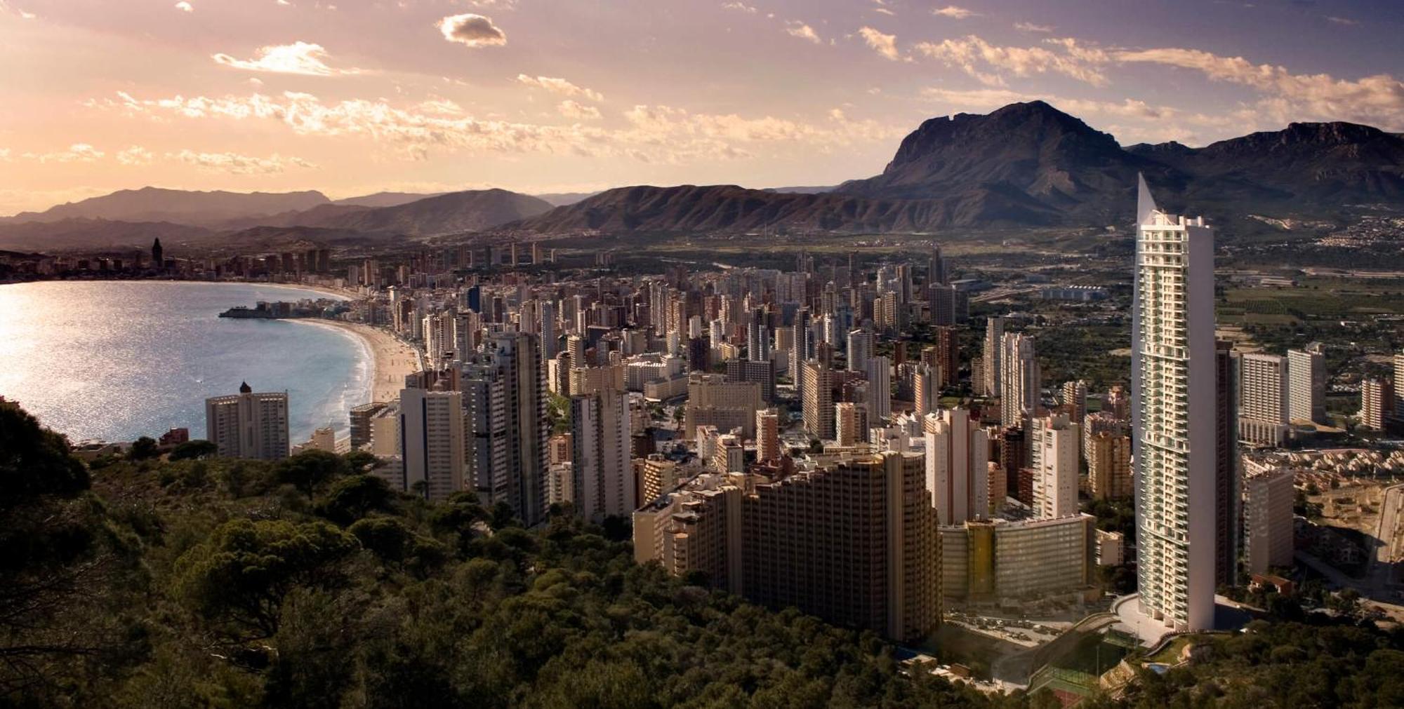 Skyscraper Apartment With Panoramic Views - Floor 38 Μπένιντορμ Εξωτερικό φωτογραφία